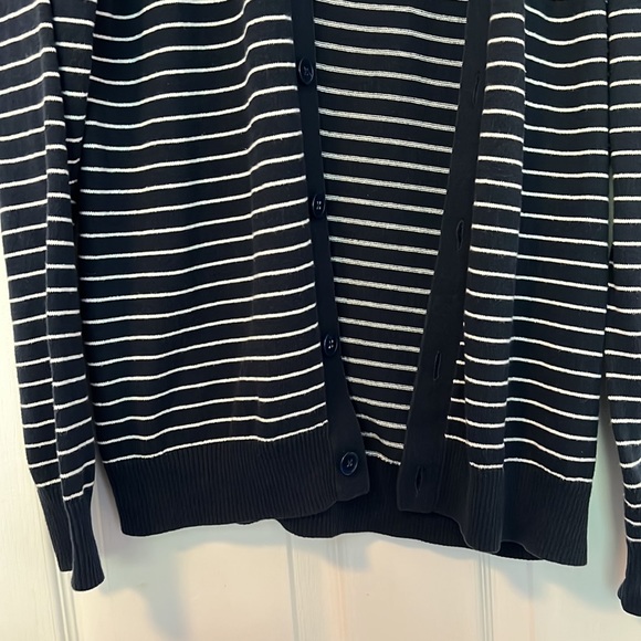Navy stripe cardigan - Picture 3 of 6